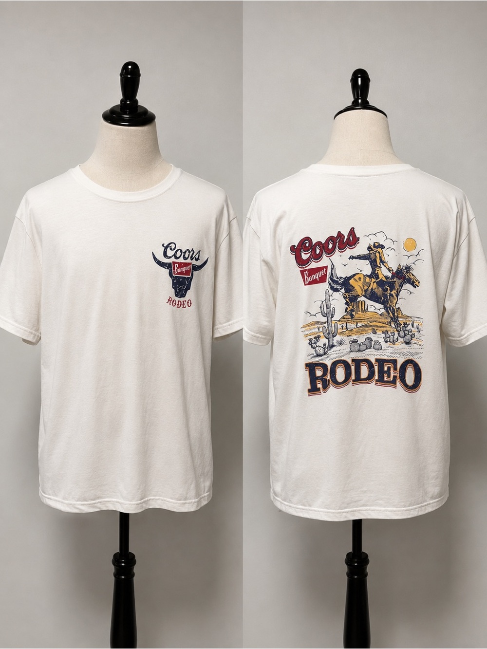 White Coors Rodeo Graphic Tee